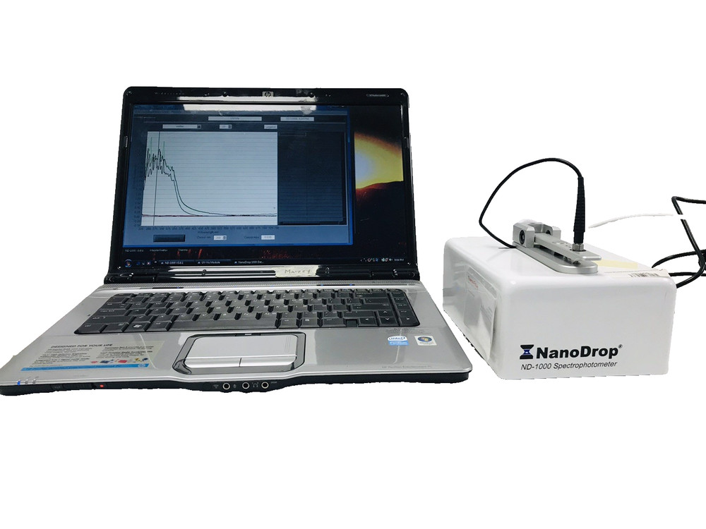 NanoDrop ND-1000 UV/VIS Spectrophotometer with Computer Tested Working