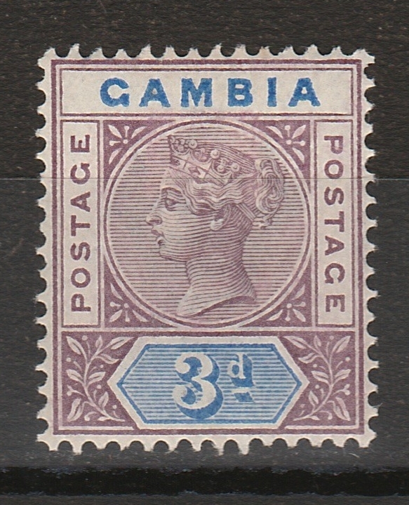 GAMBIA 1898 QV 3D