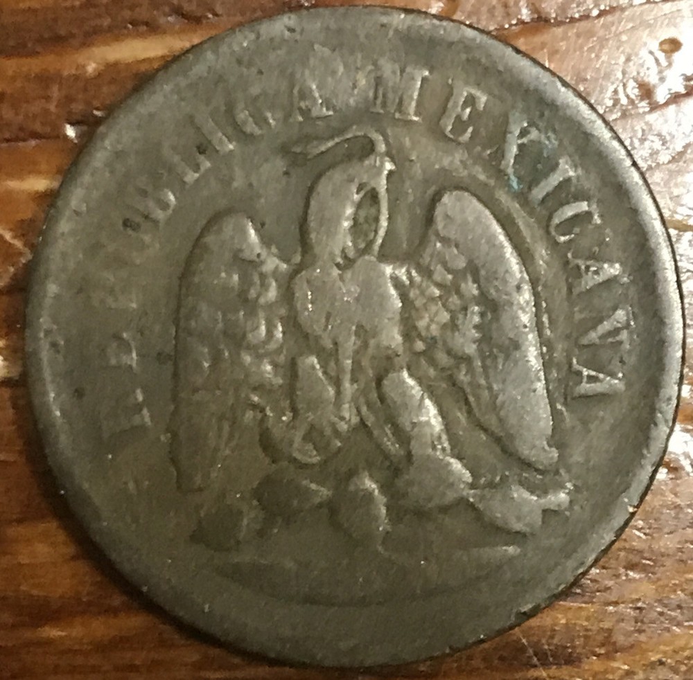 1891 Mo MEXICO UN (One) CENTAVO