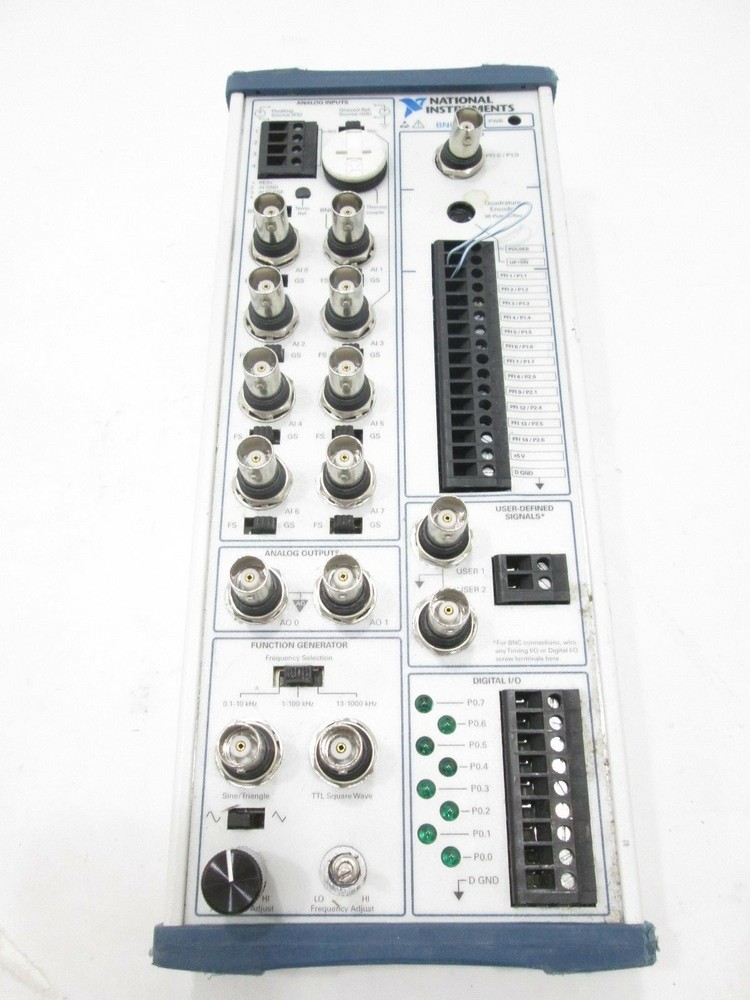 National Instruments BNC-2120 Connector Block w Function Generator, Quad Encoder