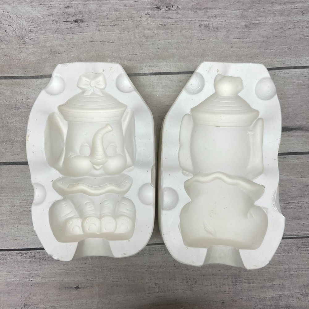 Great Plains Ceramic Casting Mold Goofy Elephants