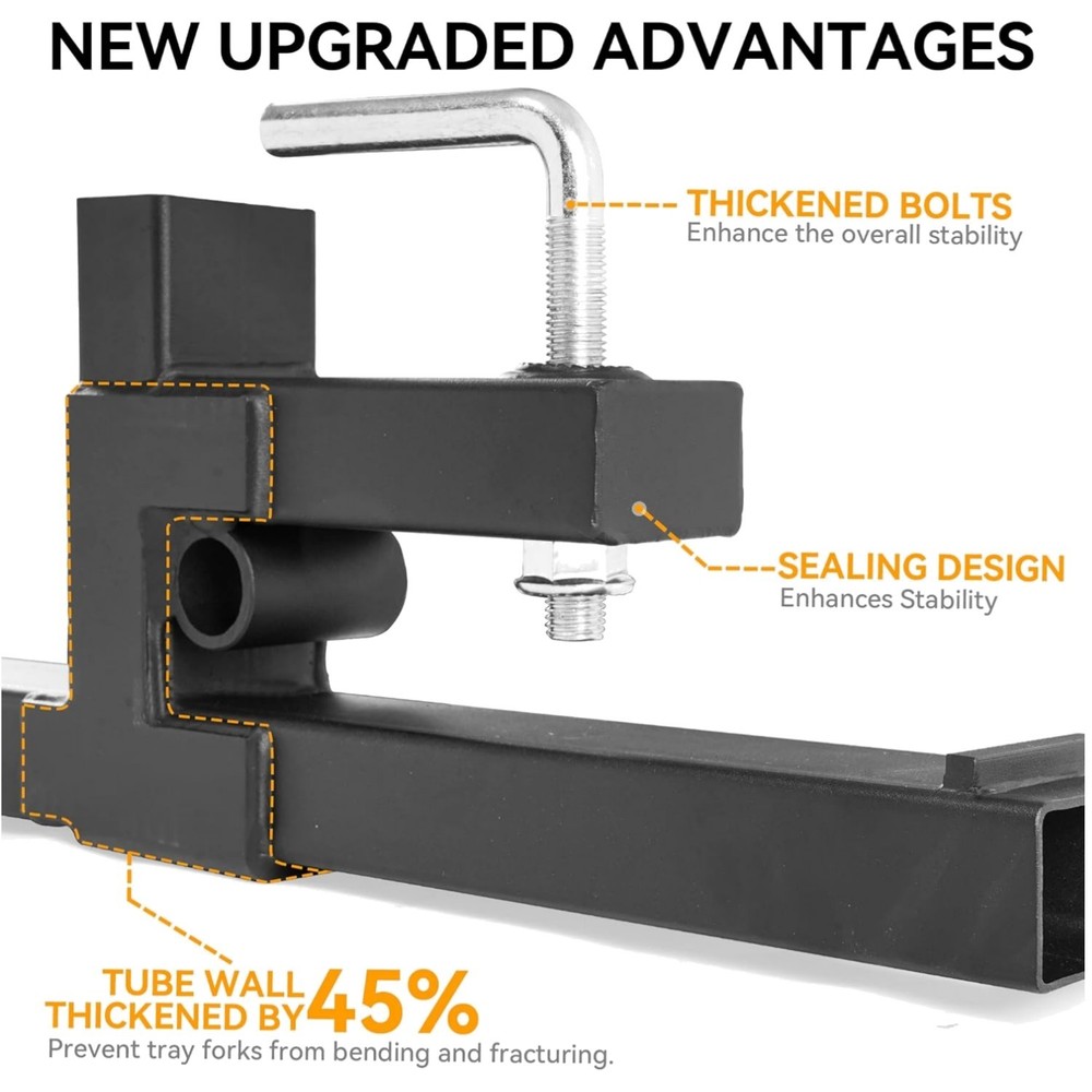 60" Clamp on Forks - Versatile Skid Steer Loader Attachments