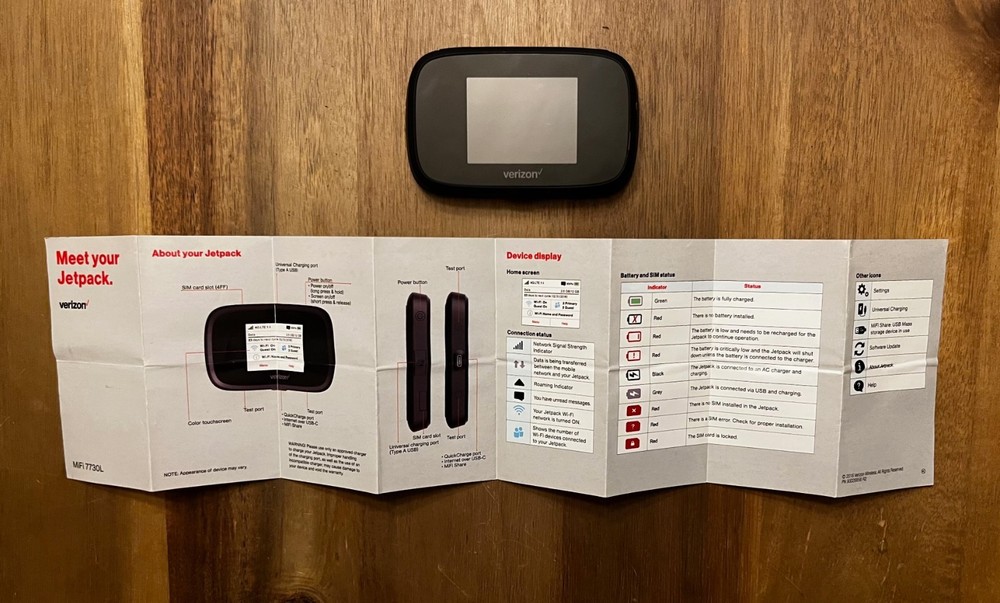Verizon Jetpack MiFi 7730L