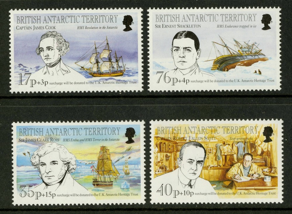 British Antarctic Territory   1994   Scott # B1-B4   Mint Never Hinged Set