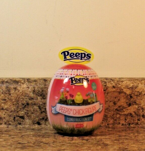 Peeps Yellow Chick Easter Construction Building Set Sealed NEW