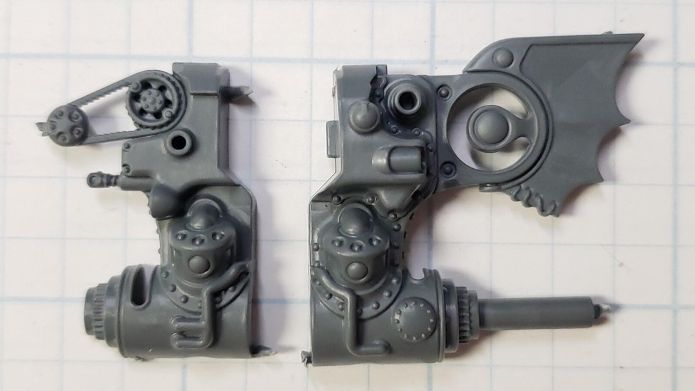 Warhammer Old World Dwarfs Bits Gyrocopter Rear Engine & Fin Set #34