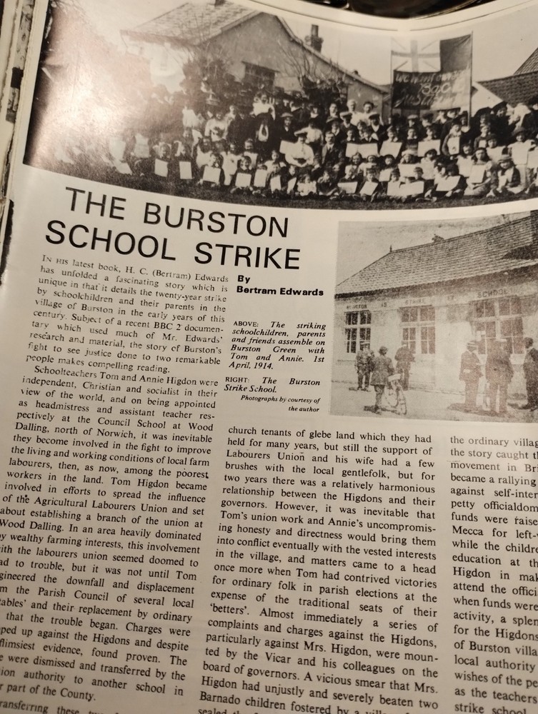 Sk232 Ephemera 1973 Article The Burston School Strike