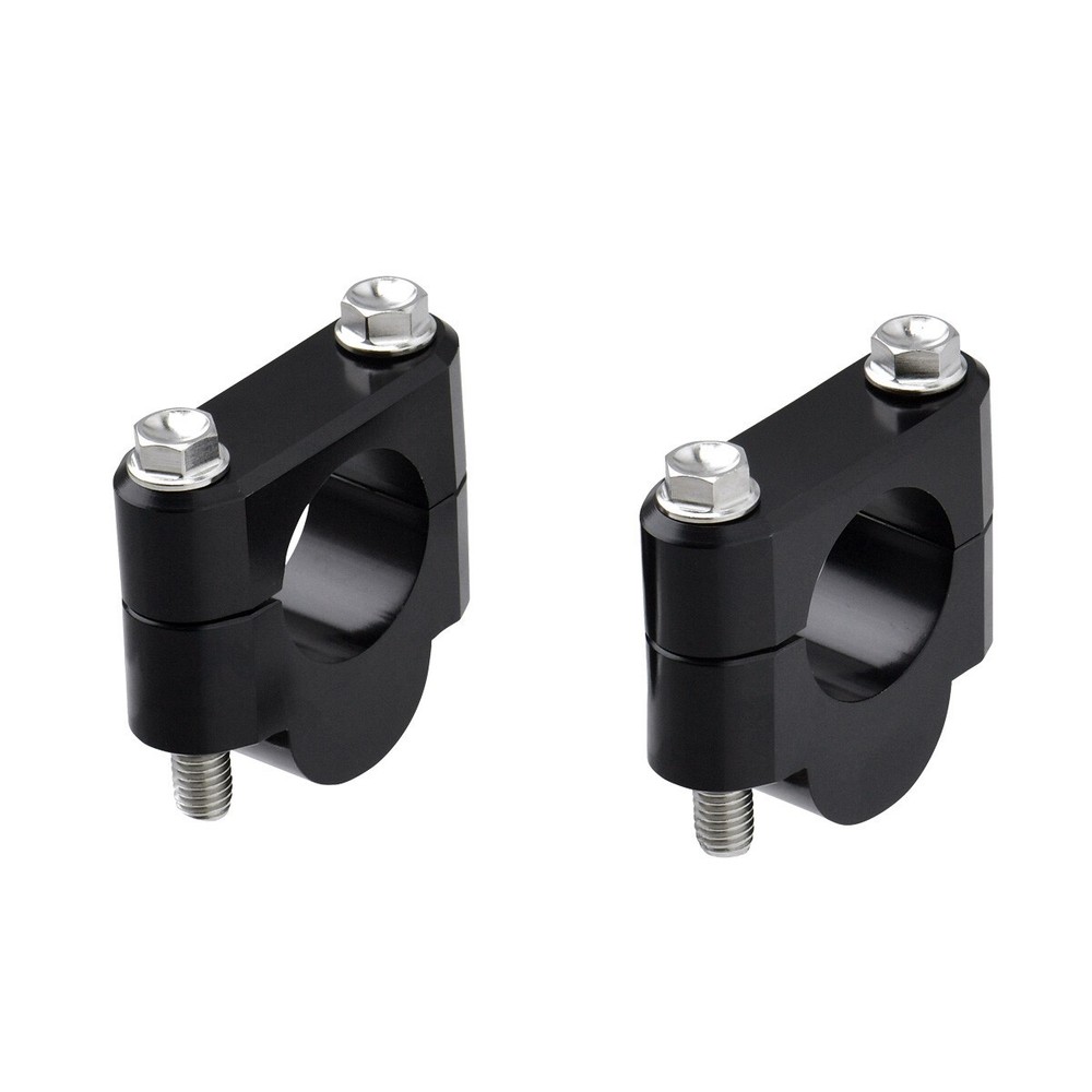 DRC Handlebar Risers 1 1/8" Black 19mm #ZE53-02191