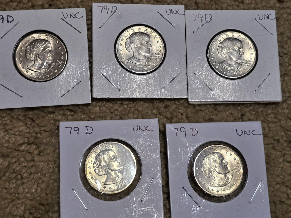 1979-1981 Susan B Anthony $1. 35 coins. Read description