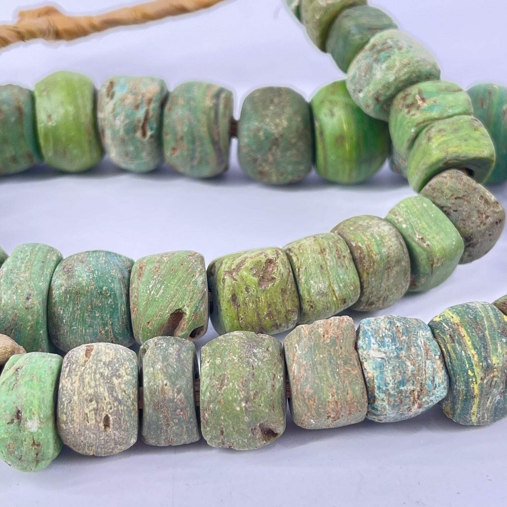 Hebron Green Trade Beads