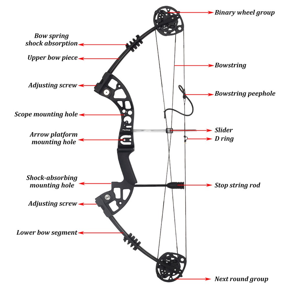 Archery Compound Bow Set 30-60LBS All Accessories Archery Arrow Target Practice