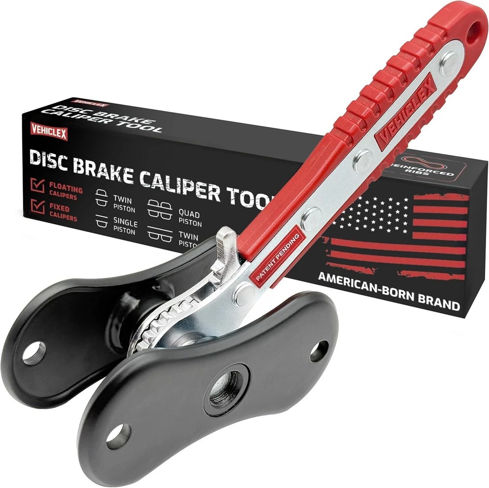 Vehiclex Brake Caliper Compression Tool – Heavy Duty Pad Spreader Tool...