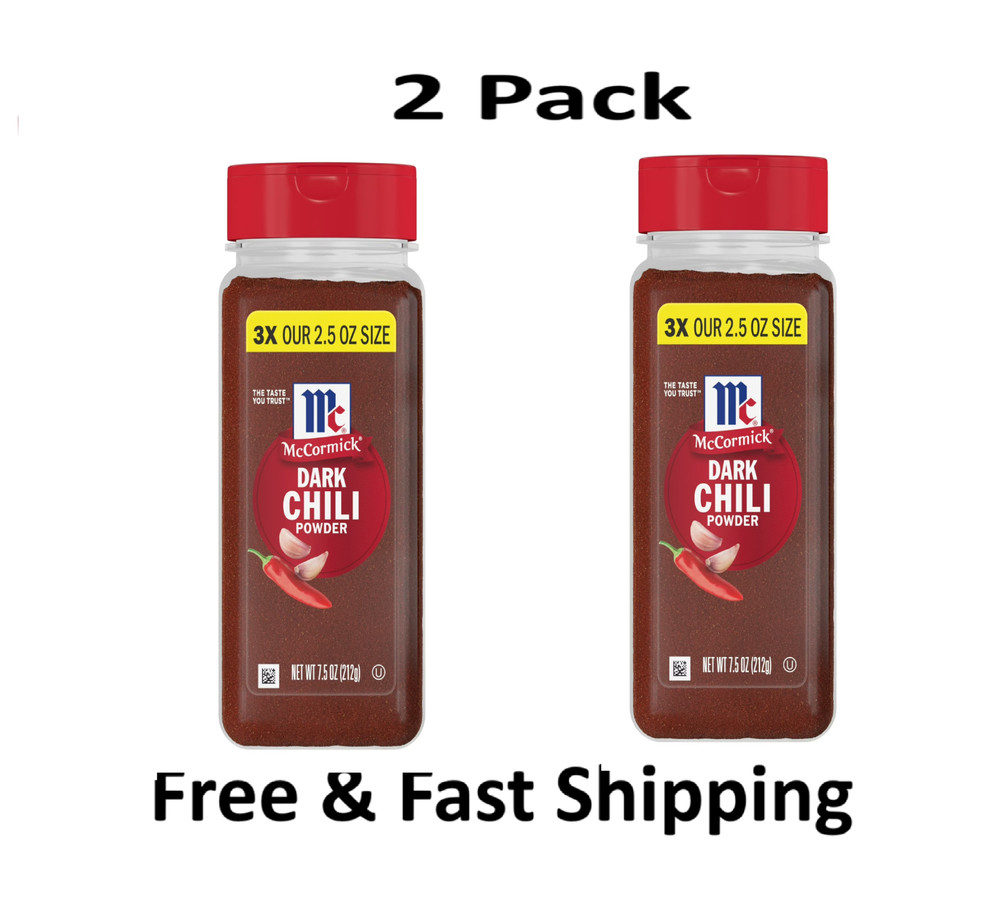 McCormick Dark chili Powder, 7.5 Oz..... 2 Pack