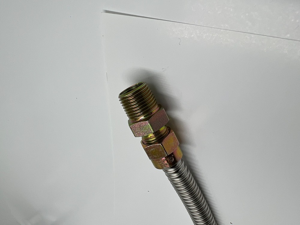 Eastman 24" Stainless Steel Gas Appliance Connector 1/2"FIP x 1/2"MIP 20SS515024