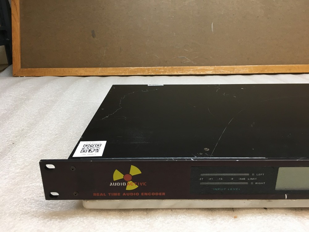 Telos TE-2938 Audioactive MPEG Realtime Audio Encoder w/ Rack Ears