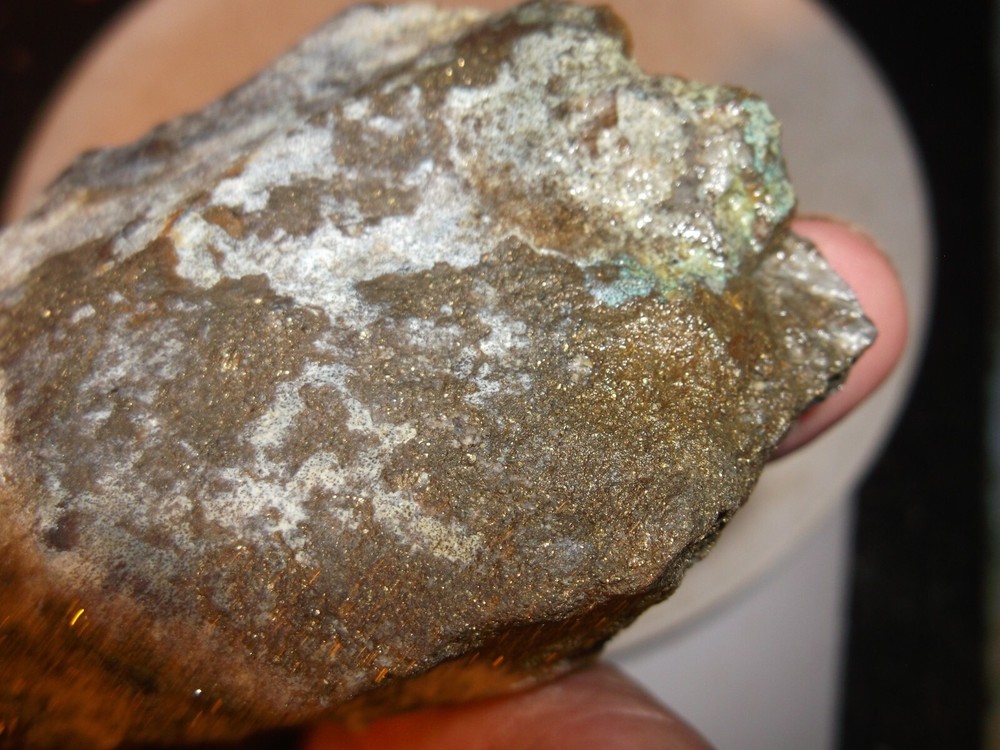 gold silver copper ore, 213 grams samples ,ore high grade .