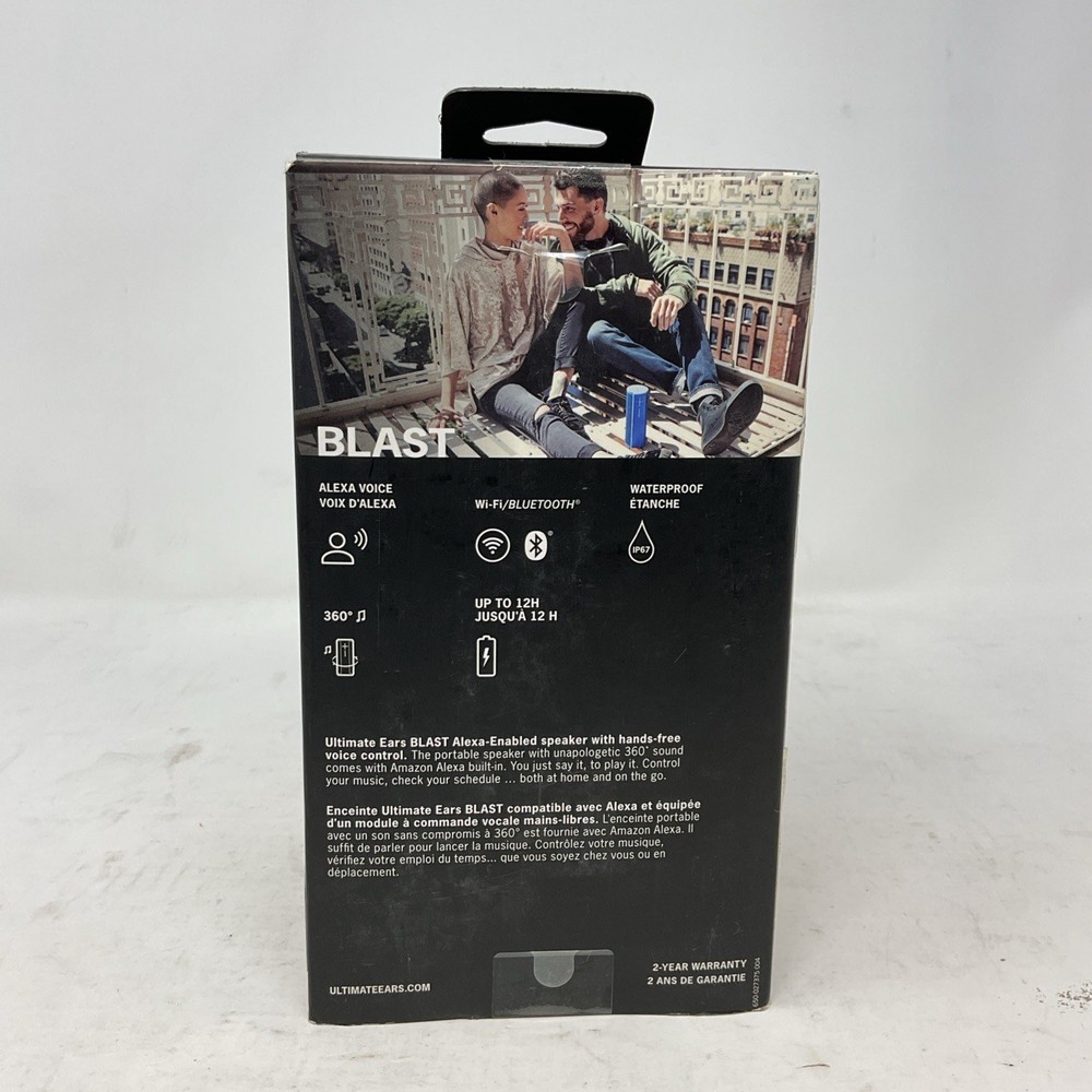Ultimate Ears Blast Portable Waterproof Wi-Fi Bluetooth Speaker - Graphite Black