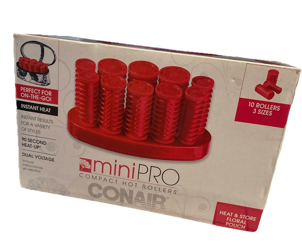 Conair mini pro compact hot rollers compact hot rollers Dual Voltage HS10T New