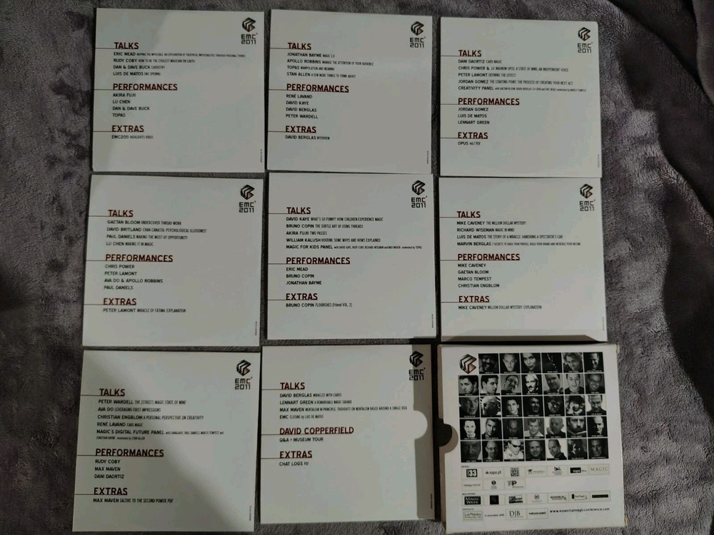 Essential Magic Conference EMC 2011 - 8 DVD Lecture Set