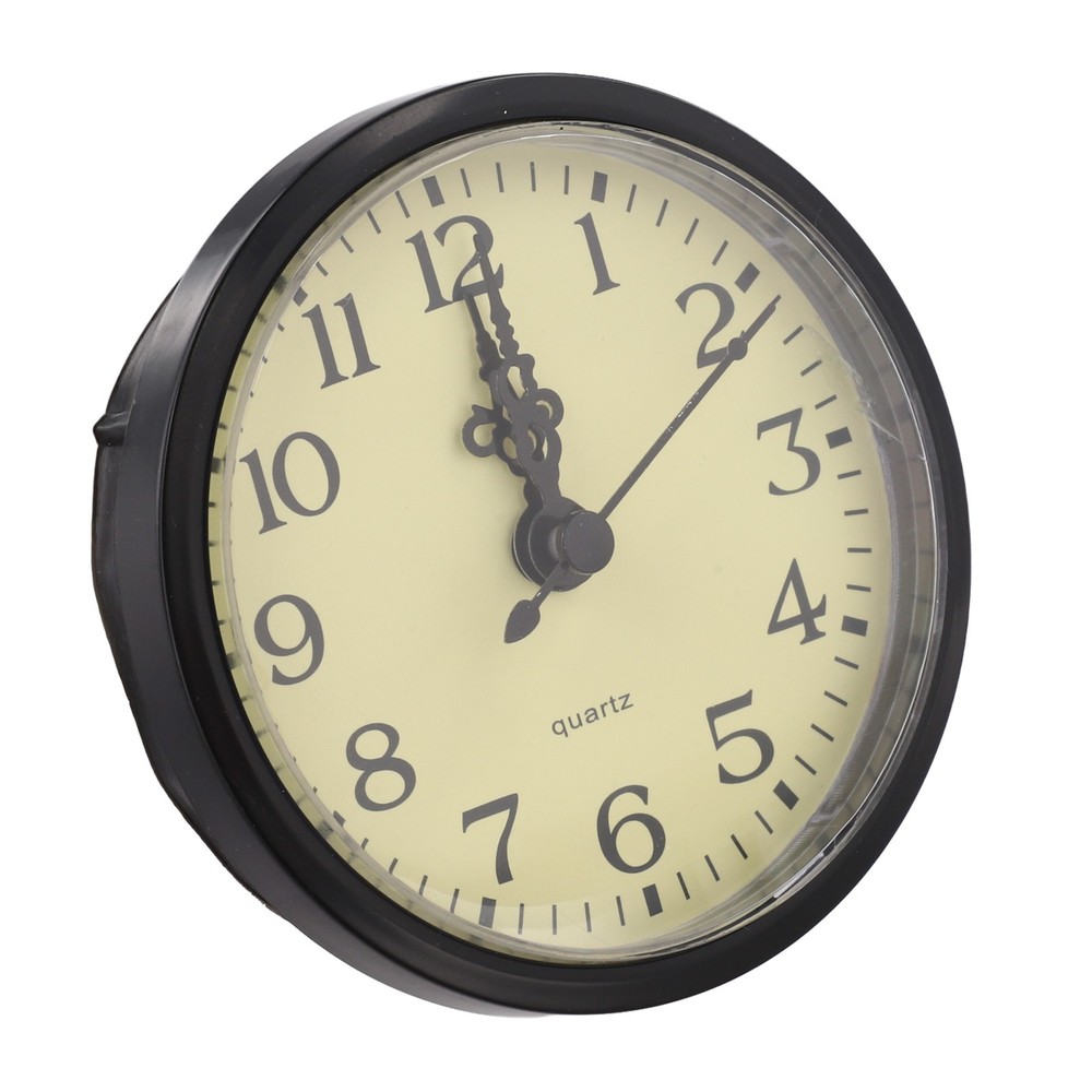 Silent Movement Quartz Clock Insert with Arabic Numbers for DIY Crafting