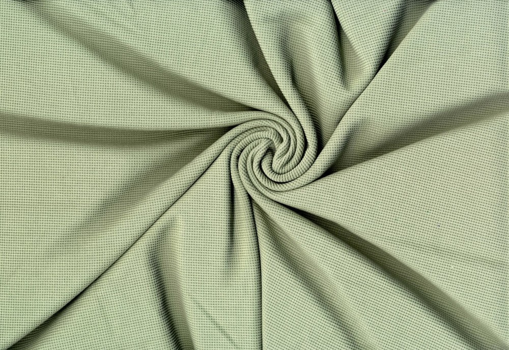 Ponte Micro Waffle Soft Fabric - Knit Fabric, Stretch, Rayon, Sewing