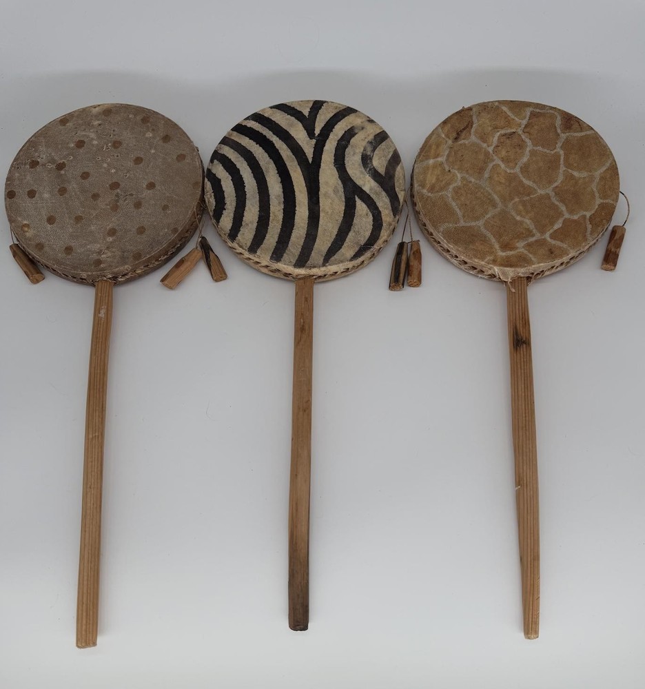 Handcrafted Polynesian Drum – Authentic Tribal Patterns Isla