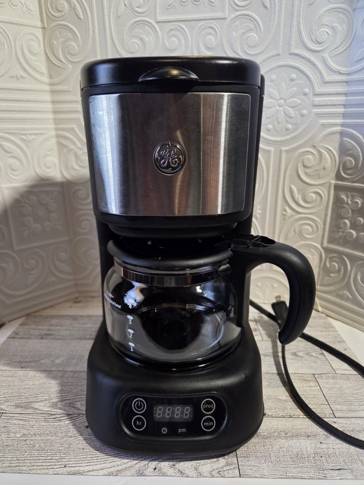 GE 5 Cup Digital Coffee Model # 169208 Maker Tested And Working