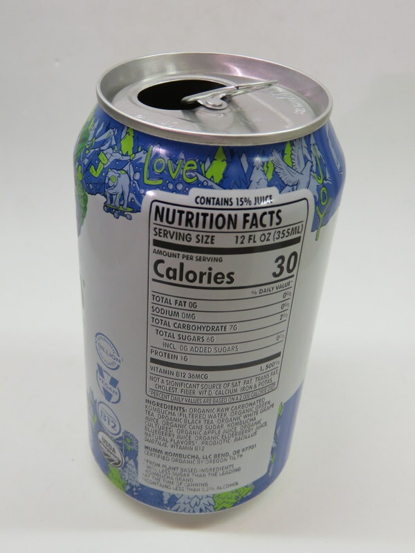 Empty Drink Can ~ HUMM Probiotic Mango Passionifruit Kombucha ~ Bend, OREGON