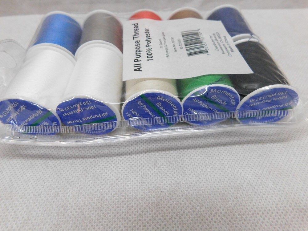 Spools All Purpose Thread Assorted Colors 10 Pack
