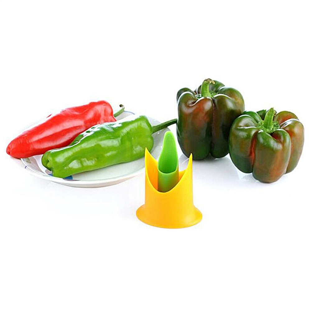 Tomato Corer Tool 2PCS Kitchen Vegetable Core Remover Portable Corer Tool Random