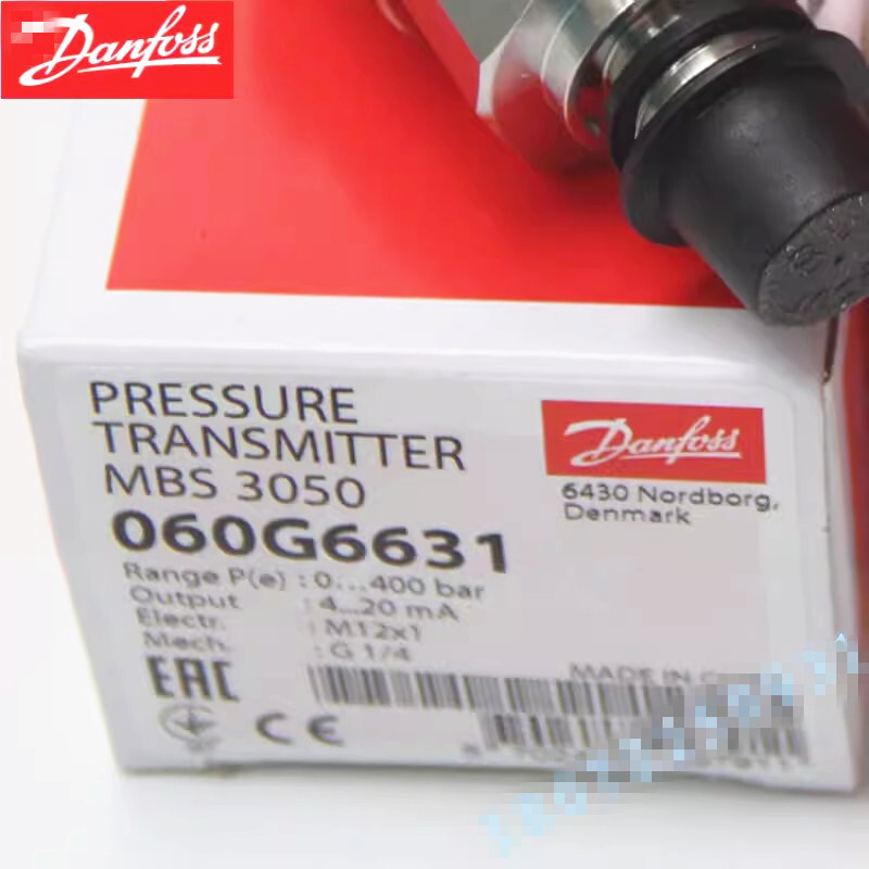 1pcs Danfoss Pressure Transmitter Sensor MBS3050 060G6631 0-400bar