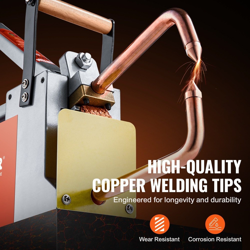 Fast Spot Welding Machine 1.5KVA 6500A 1/8in Support