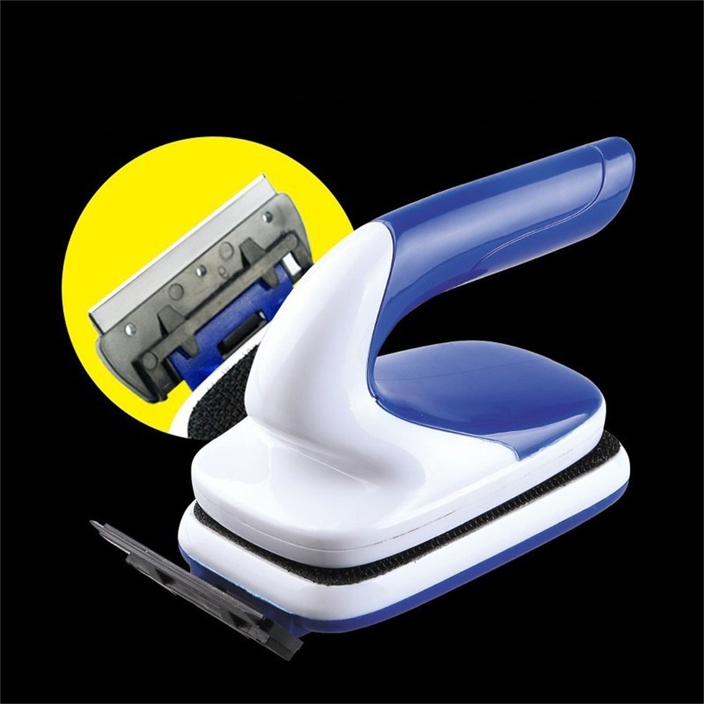 1 PC Aquarium Window Cleaning Floating Magnetic Brush Algae Scraper Cleaner