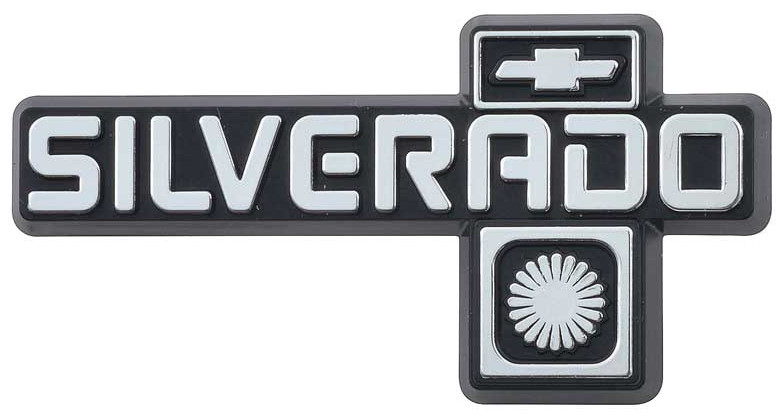 Silverado Dash Panel Emblem For 1981-1987 Chevy Trucks GM Licensed
