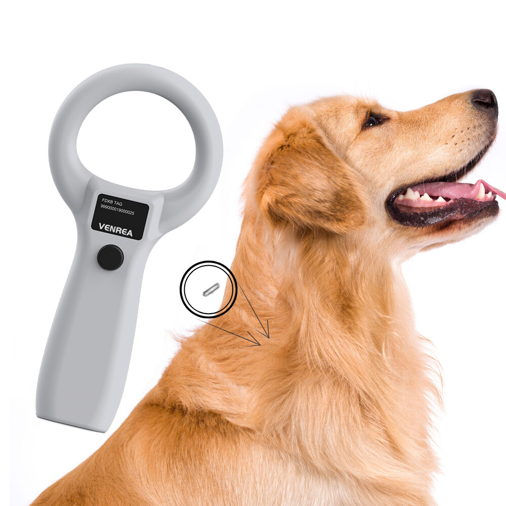 Pet Dog Cat ID Microchip Scanner 125kHz 134kHz ISO FDX-B ID64 RFID Tag Reader