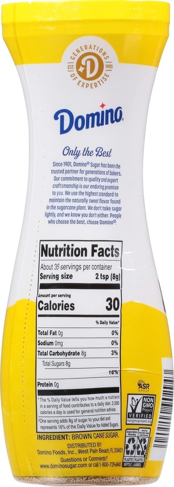 Domino Brown Sugar Easy Pourable Light Brown 10 Oz (3 Pack)