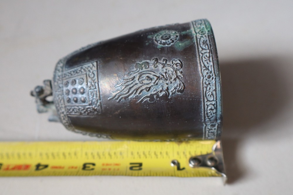 VINTAGE INDIA ? BRASS/COPPER? BELL CUP k