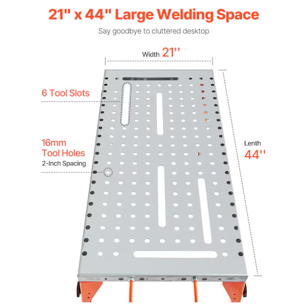 SVOPES 44" x 21" Welding table
