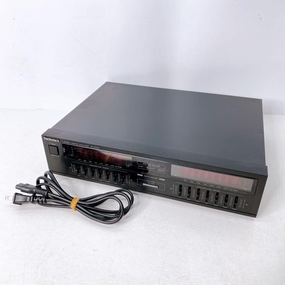 Technics SH-D5000 7 Band Stereo Graphic Equalizer Spectrum Analyzer Fully Works