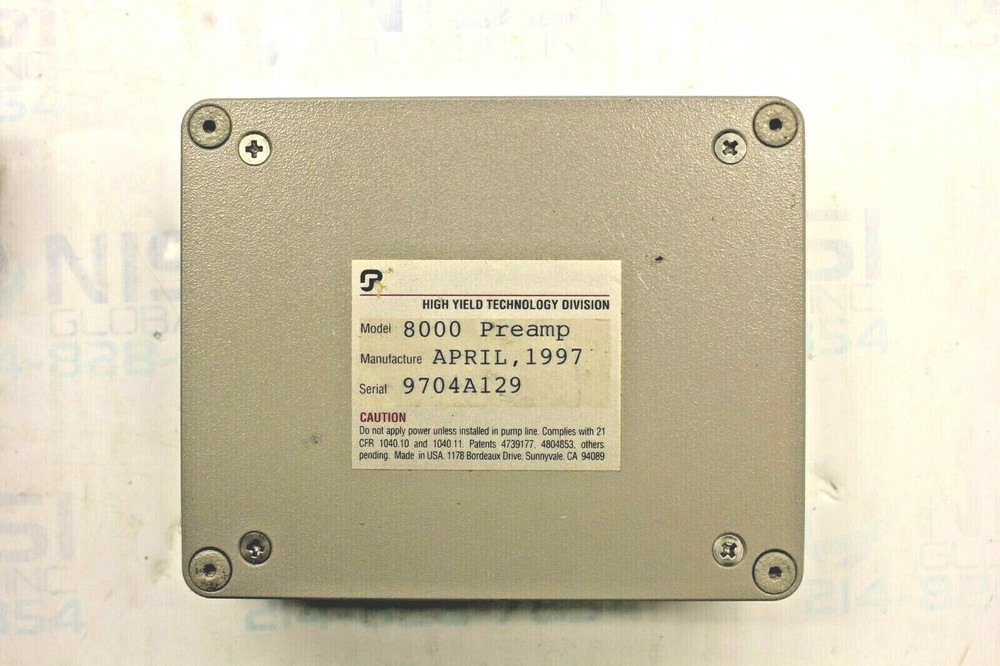 High Yield Technology 8000 Preamp Detector Controller & Laser
