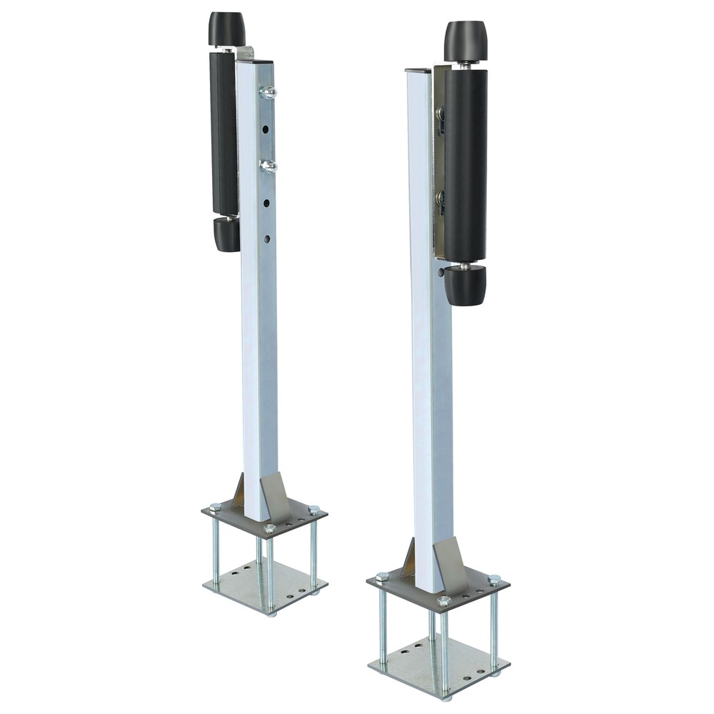 Universal 2 Pack Steel Boat Trailer Pontoon Roller Guide-On Guide On Post