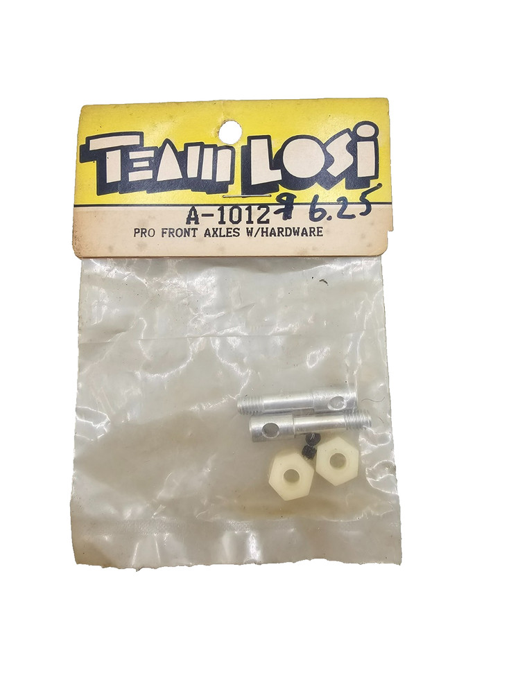 Team Losi Pro front axles with hardware #A-1012