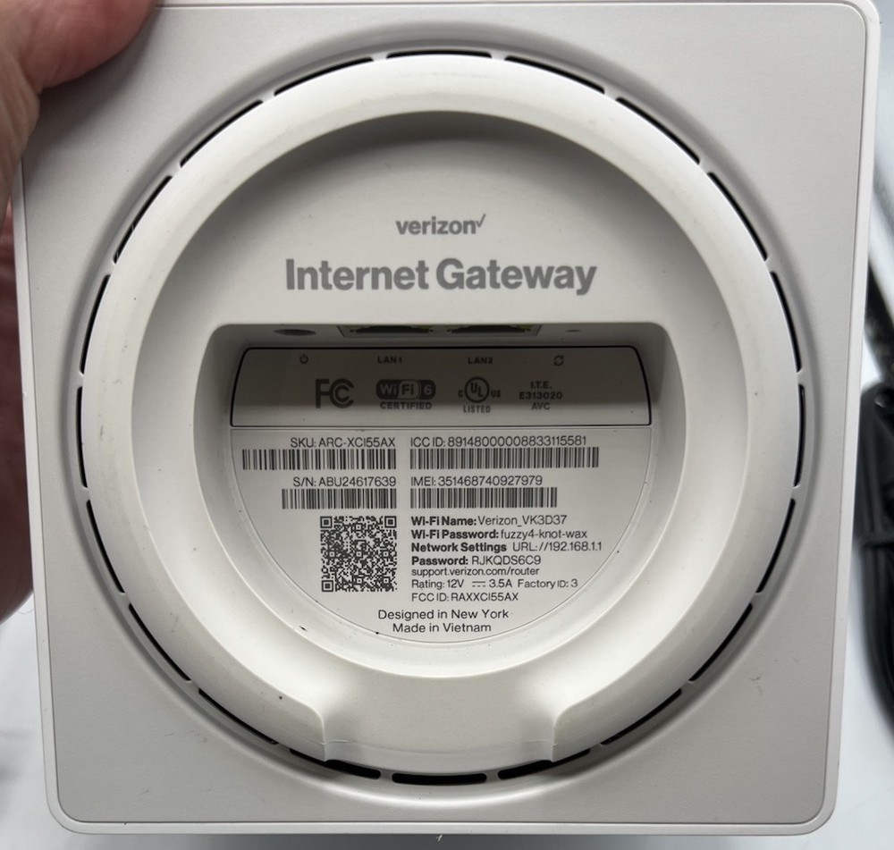 VERIZON Internet Gateway ARC-XCI55AX