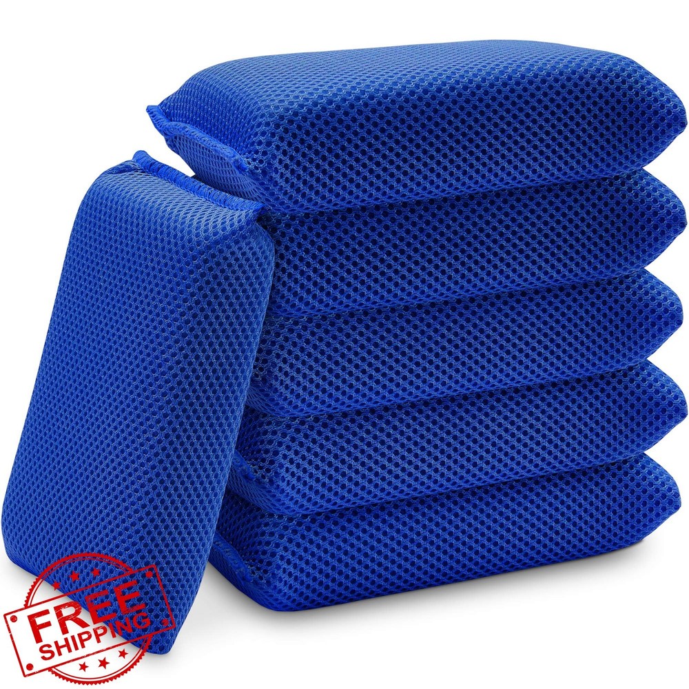 Bug Sponge Car Wash 6 Pack Non-Scratch Mesh