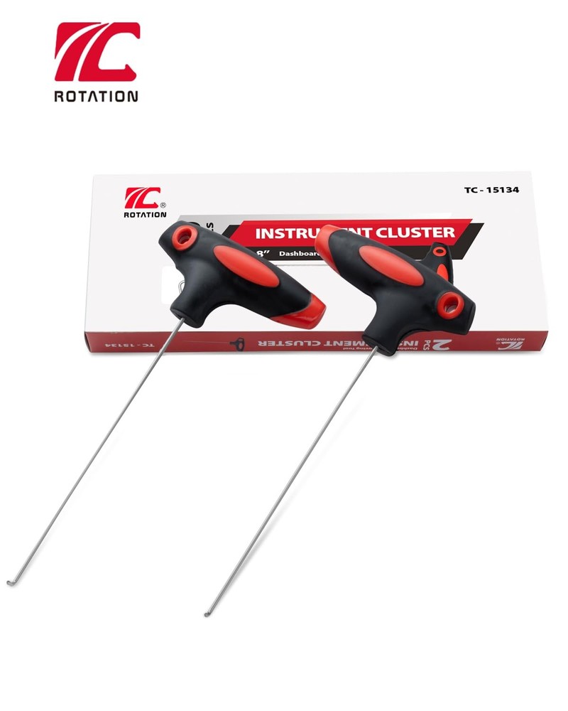 ROTATION 2-Piece Instrument Cluster Removal Tool – Dashboard Pulling Hooks Se...