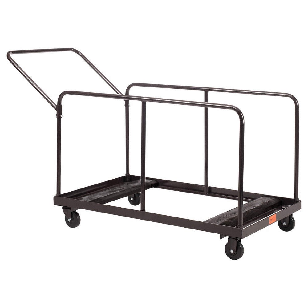 NATIONAL PUBLIC SEATING  Round/Rectangular Table Dolly,660 lb cap 810U32