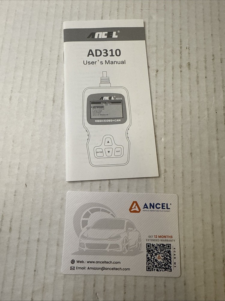 ANCEL AD310 Classic Enhanced Universal OBD II Scanner Car Engine Fault Code Read
