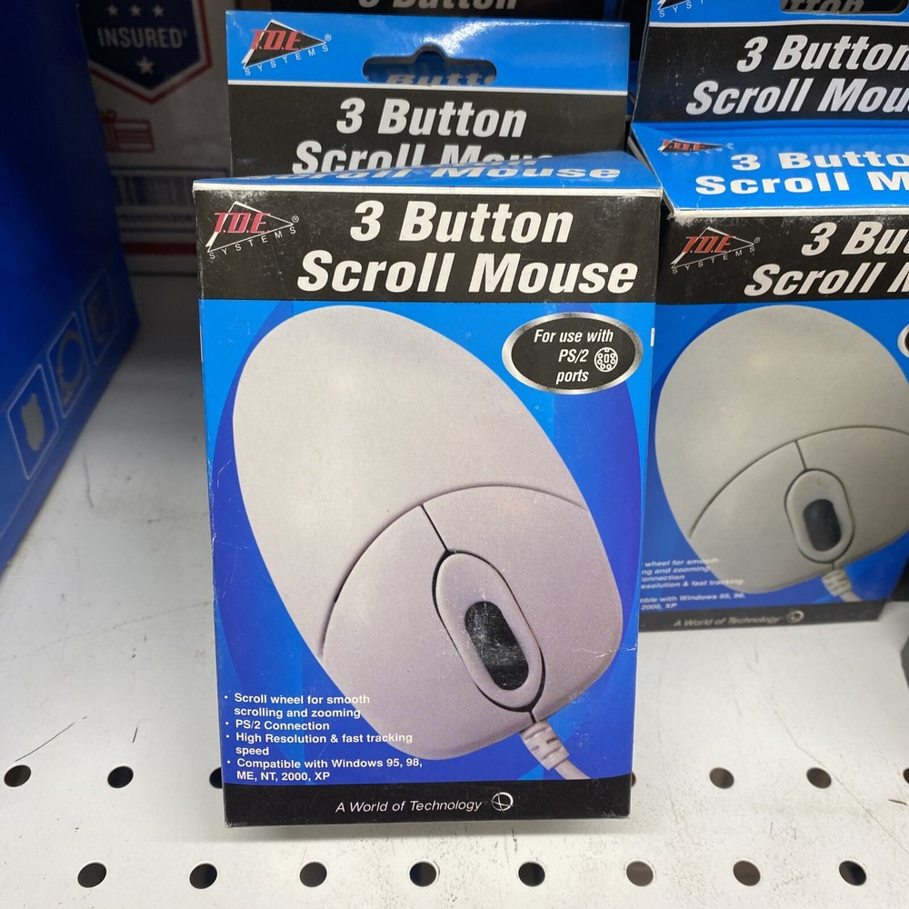 3 Button Scroll Mouse