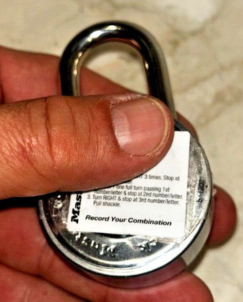 Master Combination Lock