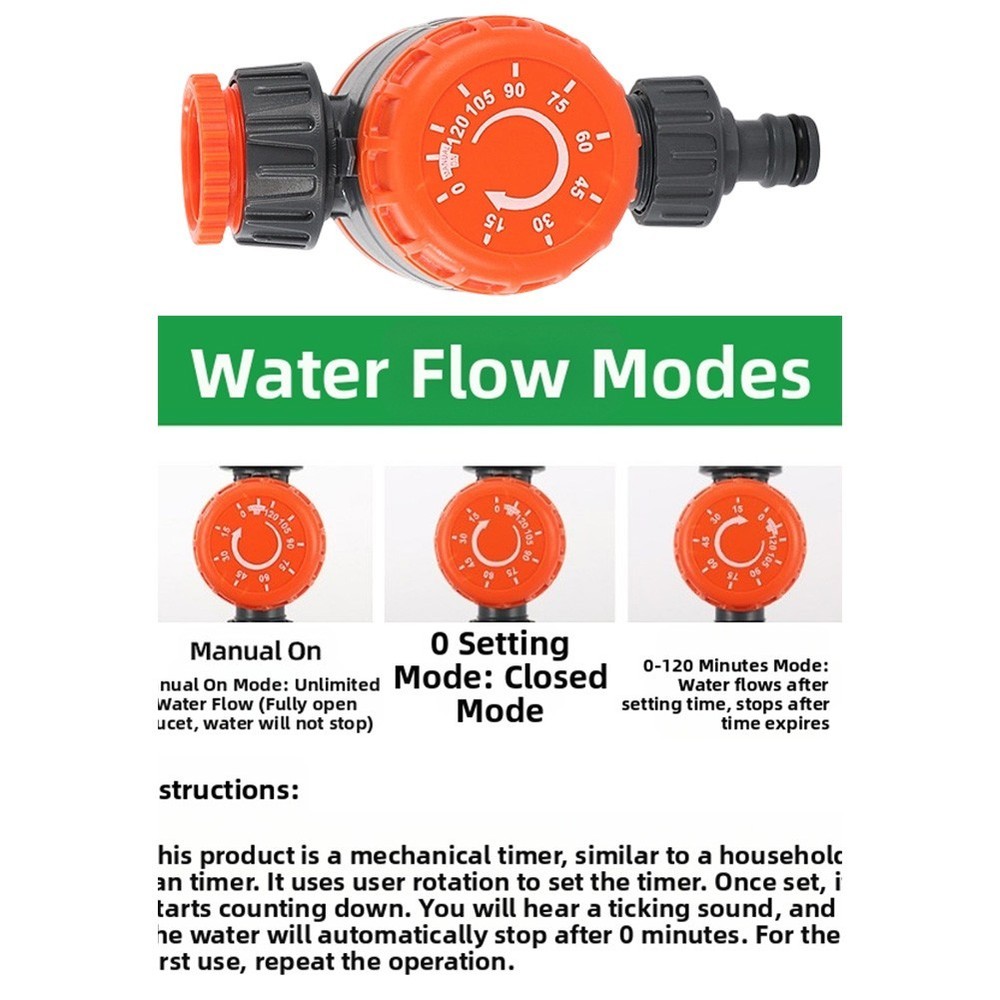 Adjustable Automatic Watering Timer Knob Irrigation Controller for Gardening